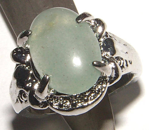 ***LOVELY ACCESSORY!!*** NATURAL GEMSTONE SILVER  RING - NEW!