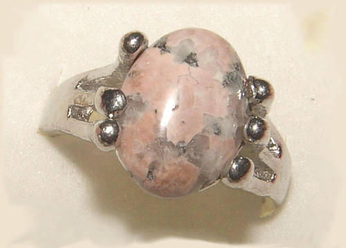 ***SALE  ITEM!!*** NATURAL GEMSTONE SILVER  RING - NEW!