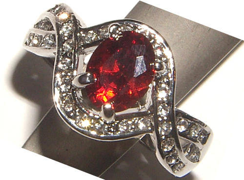 **SIZE T**BEAUTIFUL CZ AND RHINESTONE ENCRUSTED DRESS RING!
