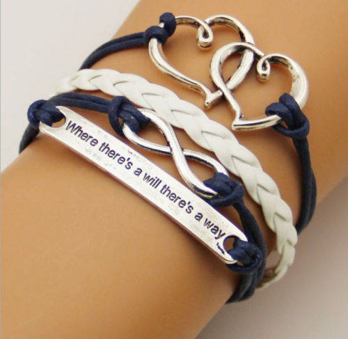 **GORGEOUS AND HOT!!***BEAUTIFUL LOVE INFINITY BRACELET!