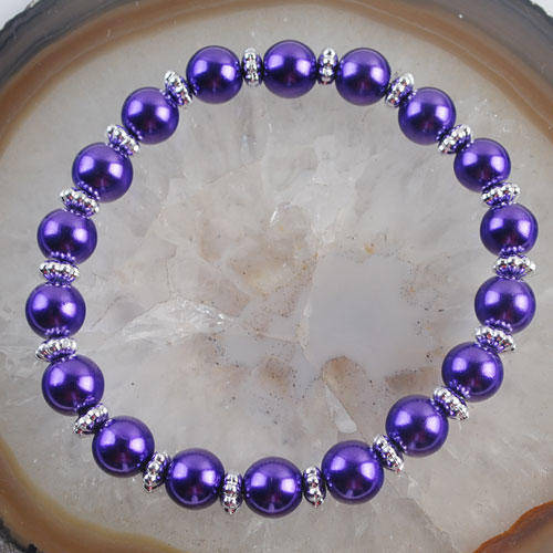 ***FAIRYTALE COLLECTION*** PRETTY IMITATION PEARLS AND BEADS STRETCHY BRACELET!