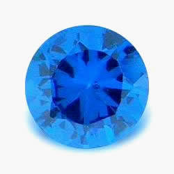 LAB CREATED APATITE  -  TOP NEON BLUE DIAMOND CUT - 1.270cts