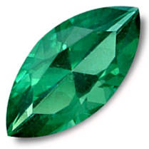 NATURAL TOPAZ -  TEAL GREEN MARQUISE CUT -  4.670cts