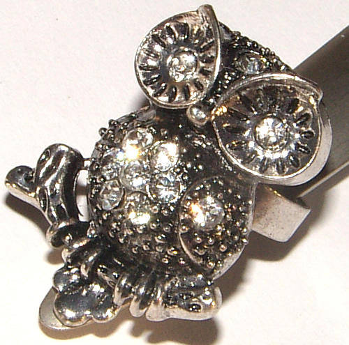 ***FOREST COLLECTION!*** SPARKLING ADJUSTABLE ANIMAL DRESS RING!