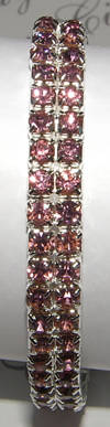 MULTI STRAND AUSTRIAN CRYSTAL STRETCHY BRACELET!