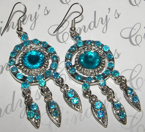 AUSTRIAN CRYSTAL CHANDELIER EARRINGS
