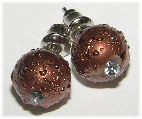 WOAW!!!! - 10mm ***GLITTERBALL*** EARRINGS!