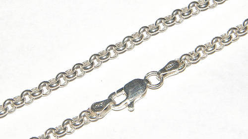 ***BEAUTIFUL!!***Solid Sterling Silver ITALIAN Belcher Link Chain BRACELET!