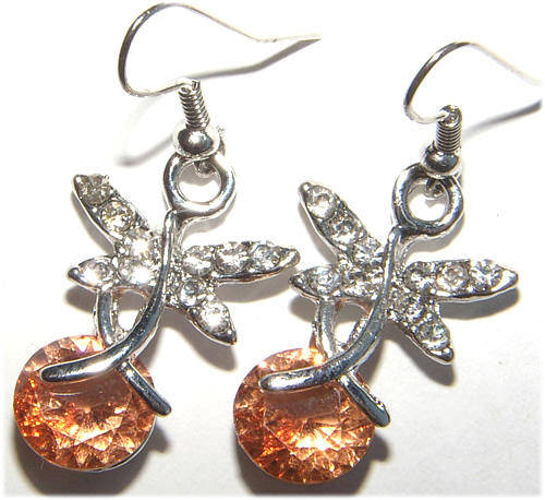 ***NEW!*** BEAUTIFUL DANGLING RHINESTONE FASHION EARRINGS!!!