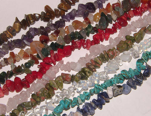 ***NATURAL GEMSTONES!!!*** SWEET NECKLACE WITH NATURAL POLISHED ROUGH GEMSTONES! - ROSE QUARTZ!