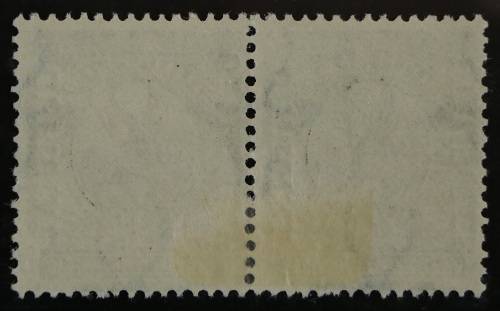 SACC 8b: Off of S.A.1929. ½d green and bl. pr. Overpr. read down. Stop after `Offisieel` Afr. stamp.
