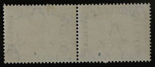SACC 17:OFF of S.A.1930-47.1s br. and blue pr.(on Roto 49a) Dist betw. overpr.19mm nearly MNH.