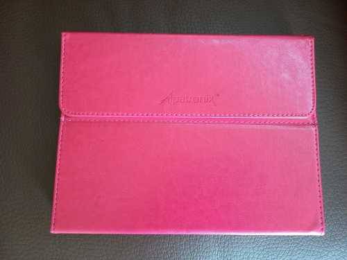 Bluetooth KEYBOARD in a Pink Leather iPad Case