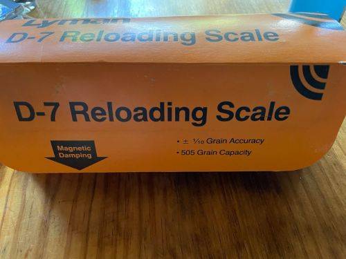 D7 reloading scale