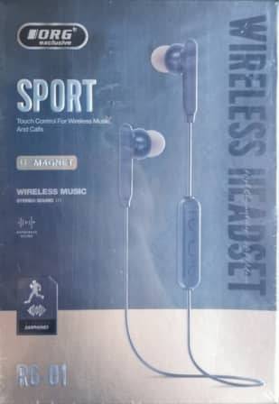 ORG Sports Wireless Earphones Bluetooth (Maroon)