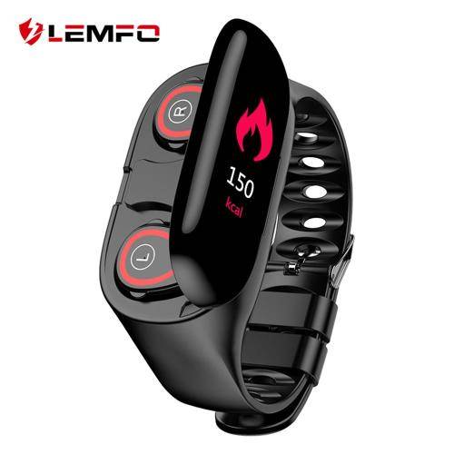 LEMFO AI Heart Rate and BP Monitor Smart Watch + Bluetooth Earphones