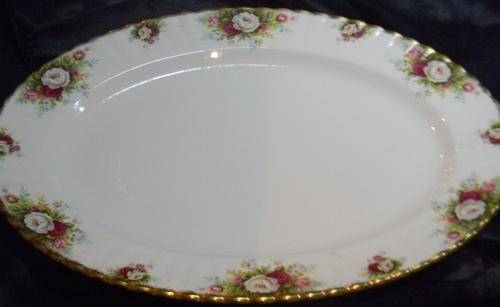 Rare Royal Albert Celebration MASSIVELY LARGE PLATTER - Pristine ! Hard to Find!