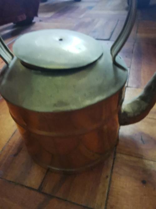 BRASS KETTLE LENGTH 24 CM