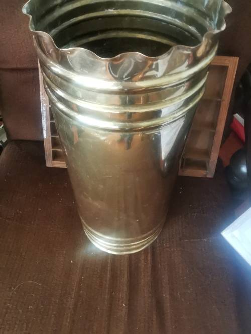 BRASS PLANTER 45CM
