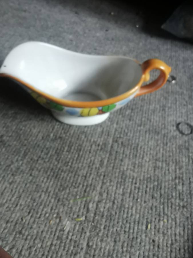VINTAGE 3 PIECE GRAVY DISH
