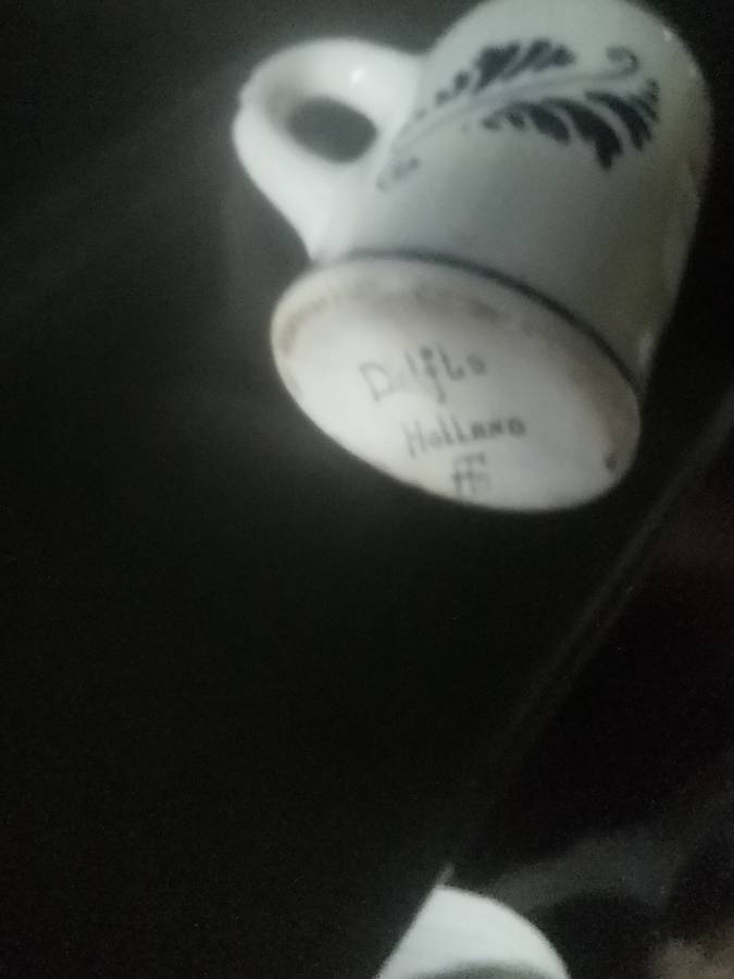 VINTAGE 5CM DELFT HOLLAND MUG