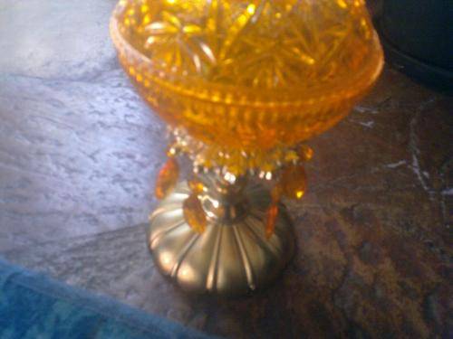 VINTAGE STUNNING HOLDER WITH LID