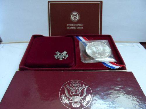 united states 2 silver 1 oz proof coins 1988 olympics