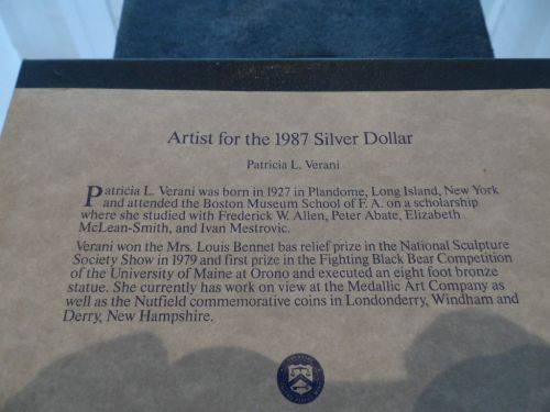 United States 1987 prestige proof coin set, silver.