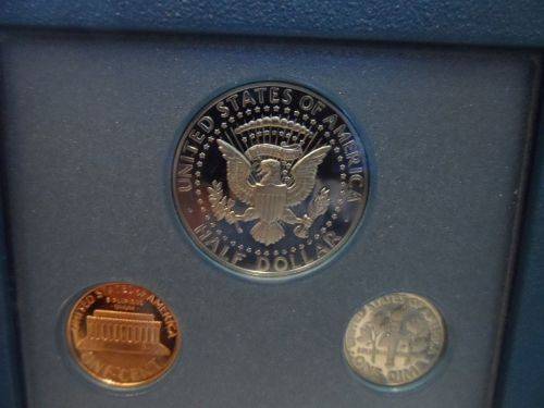 United States 1987 prestige proof coin set, silver.