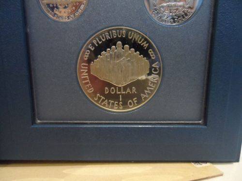 United States 1987 prestige proof coin set, silver.