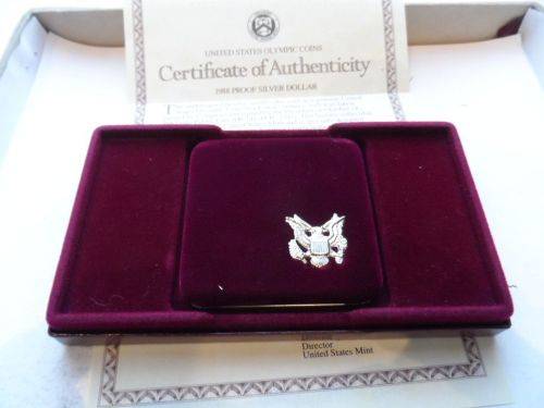USA Mint 1988 Olympic proof silver dollar