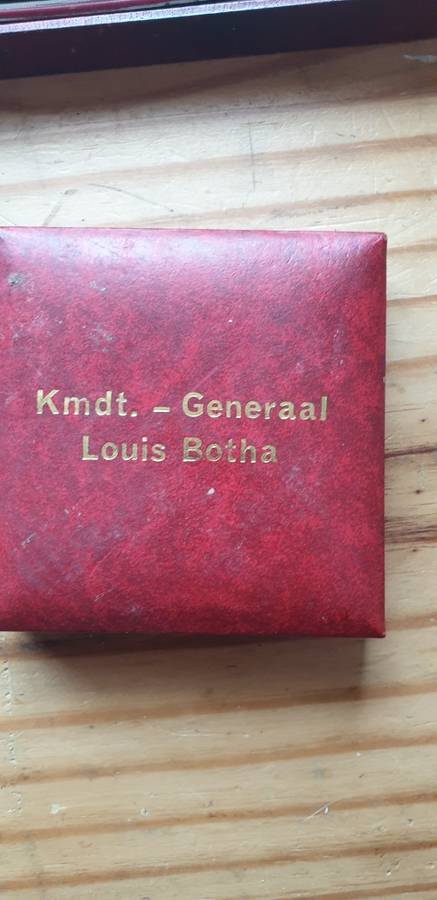 KMTD. GENERAL LOUIS BOTHA. BOER WAR MEDALION
