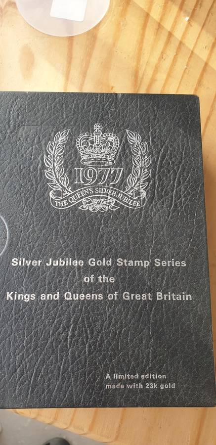 kings and queens of Great Britain gold stamp series