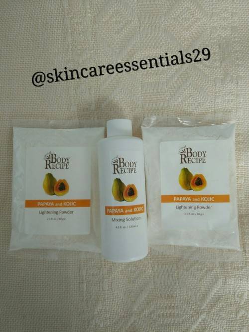 Body Recipe PAPAYA and KOJIC Lightening Powder 120g