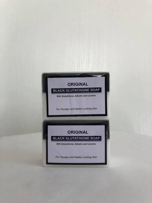 ORIGINAL BLACK GLUTATHIONE SOAP WITH ARBUTIN/LICORISE FOR SKIN LIGTENING- 135g x 2