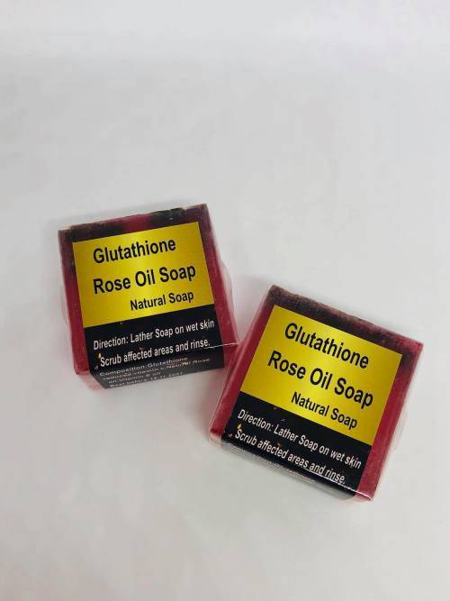 Glutathione Rose Oil Soap- 100g x 2