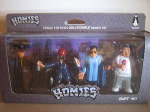 Homies 4 Piece 1:24 Scale Collectable Figurine set