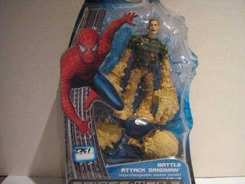 Spider-Man 3 - Battle Attack Sandman with Interchangeable attack hands!