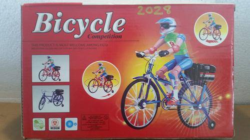 Bicycle Batery Operated with music (3x 'AA' size bateries not included)
