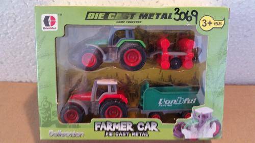 Farmer Car Gift Set ( Die Cast - Scale 1:72)