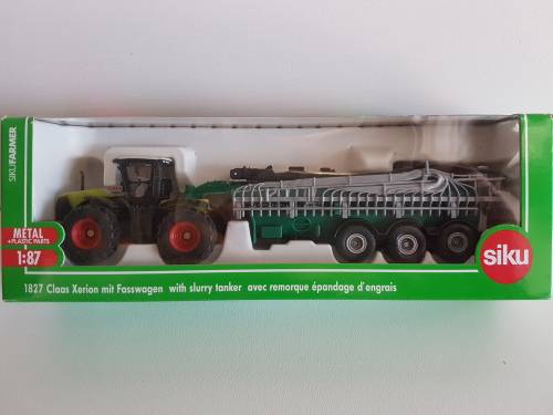 Claas Xerion with slurry tanker