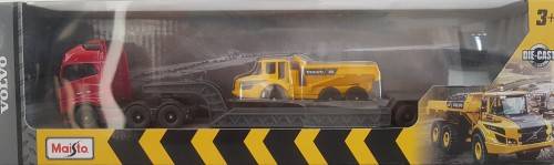 Volvo FH16 with Volvo A25G Articulated Hauler with Dump Bed