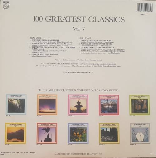 Vinyl Record: 100 Greatest Classics - Vol 7