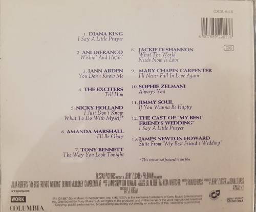 Soundtrack : Julia Roberts My Best Friends Wedding
