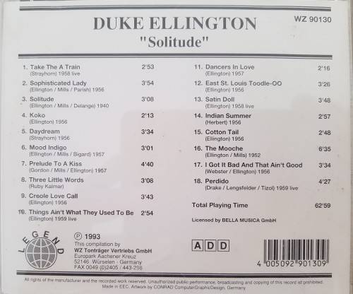 Duke Ellington - Solitude
