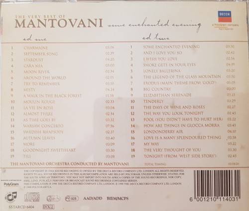 Mantovani - The Very best of (Double CD Set)