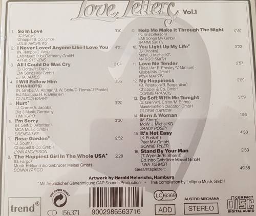 Love Letters - Vol 3