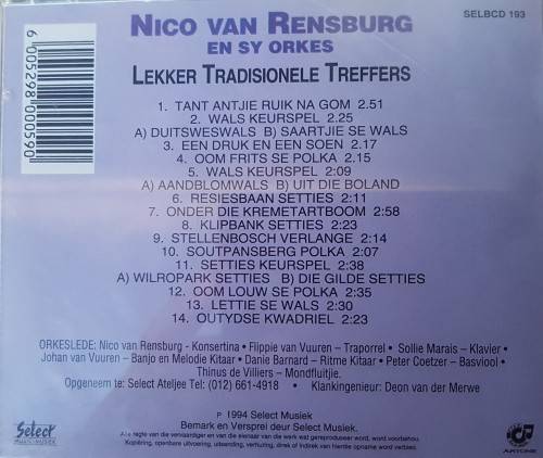 Nico Van Rensburg en sy Orkes - Lekker Tradisionele Treffers