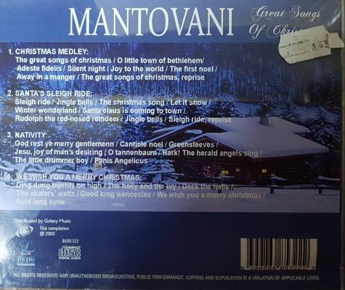 Mantovani - Great songs of Christmas