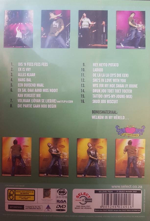 Pieter Koen - Tattoo Live